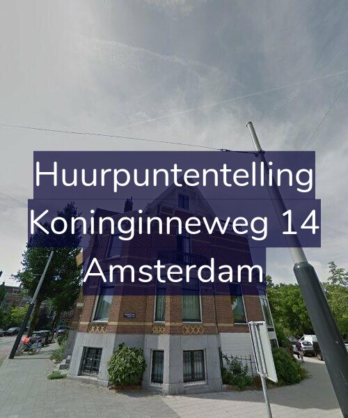 Foto gevel Huurpuntentelling voor Koninginneweg 14, Amsterdam