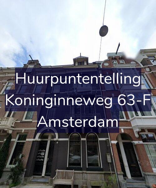 Foto gevel Huurpuntentelling voor Koninginneweg 63-F, Amsterdam