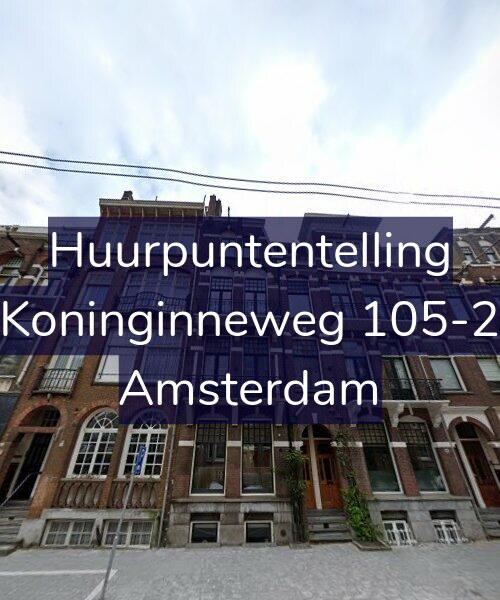 Foto gevel Huurpuntentelling voor Koninginneweg 105-2, Amsterdam