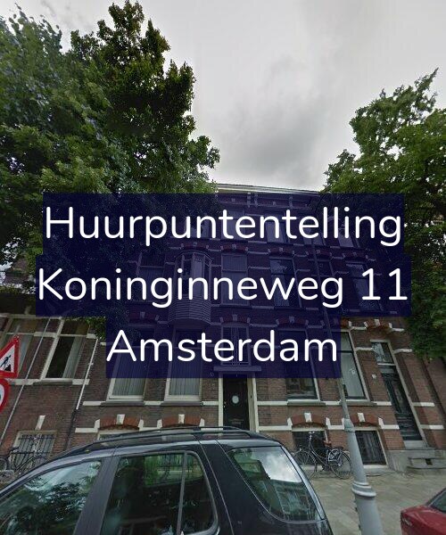 Foto gevel Huurpuntentelling voor Koninginneweg 11, Amsterdam