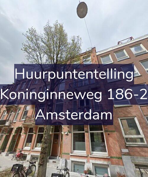 Foto gevel Huurpuntentelling voor Koninginneweg 186-2, Amsterdam