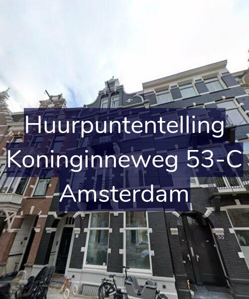 Foto gevel Huurpuntentelling voor Koninginneweg 53-C, Amsterdam