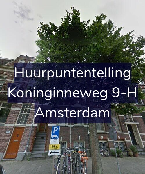 Foto gevel Huurpuntentelling voor Koninginneweg 9-H, Amsterdam