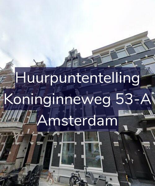 Foto gevel Huurpuntentelling voor Koninginneweg 53-A, Amsterdam