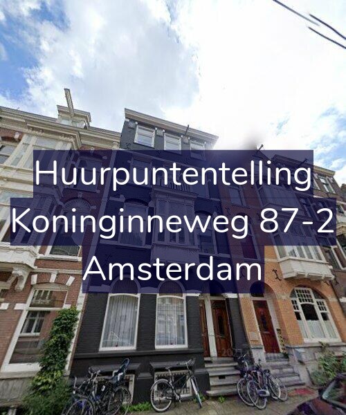 Foto gevel Huurpuntentelling voor Koninginneweg 87-2, Amsterdam