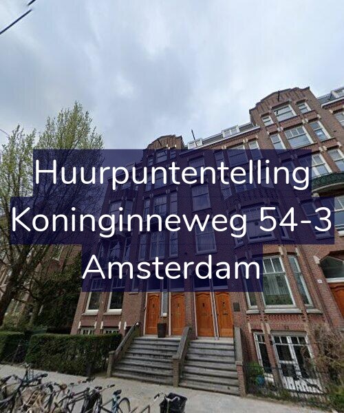 Foto gevel Huurpuntentelling voor Koninginneweg 54-3, Amsterdam
