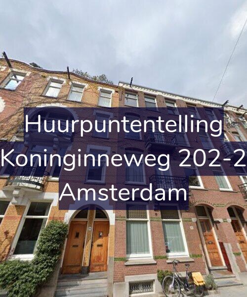 Foto gevel Huurpuntentelling voor Koninginneweg 202-2, Amsterdam