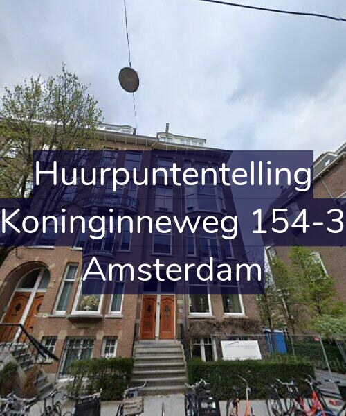 Foto gevel Huurpuntentelling voor Koninginneweg 154-3, Amsterdam
