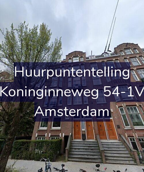 Foto gevel Huurpuntentelling voor Koninginneweg 54-1V, Amsterdam
