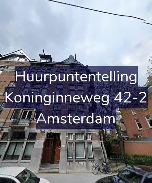 Foto gevel Huurpuntentelling voor Koninginneweg 42-2, Amsterdam