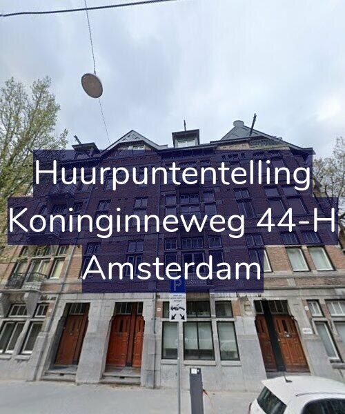Foto gevel Huurpuntentelling voor Koninginneweg 44-H, Amsterdam