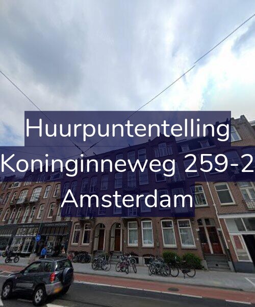 Foto gevel Huurpuntentelling voor Koninginneweg 259-2, Amsterdam