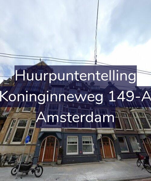 Foto gevel Huurpuntentelling voor Koninginneweg 149-A, Amsterdam