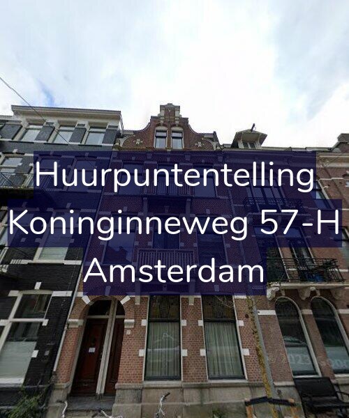 Foto gevel Huurpuntentelling voor Koninginneweg 57-H, Amsterdam