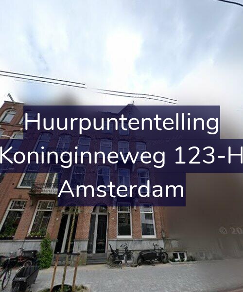 Foto gevel Huurpuntentelling voor Koninginneweg 123-H, Amsterdam