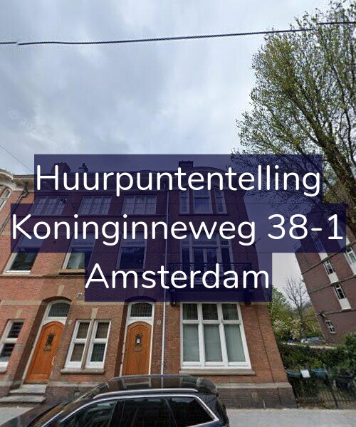 Foto gevel Huurpuntentelling voor Koninginneweg 38-1, Amsterdam