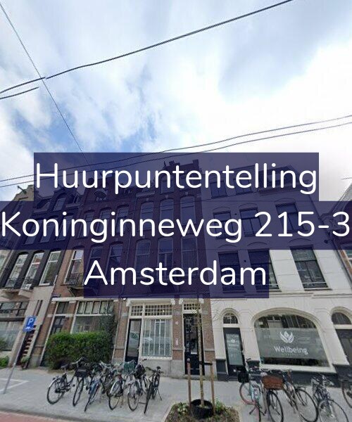 Foto gevel Huurpuntentelling voor Koninginneweg 215-3, Amsterdam