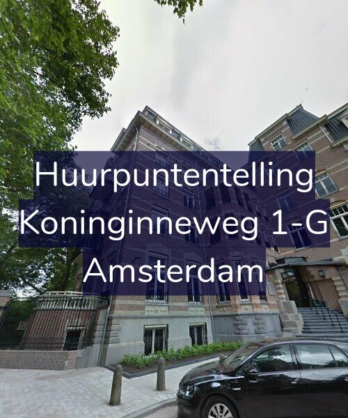 Foto gevel Huurpuntentelling voor Koninginneweg 1-G, Amsterdam