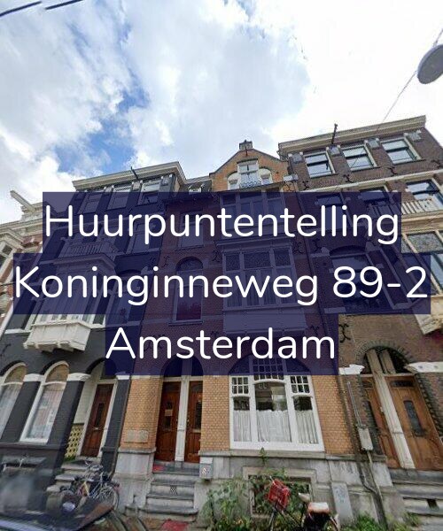 Foto gevel Huurpuntentelling voor Koninginneweg 89-2, Amsterdam