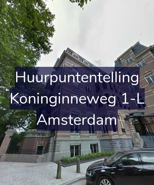 Foto gevel Huurpuntentelling voor Koninginneweg 1-L, Amsterdam