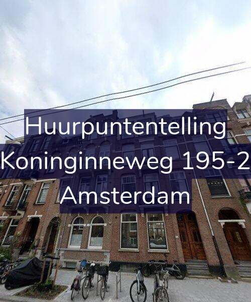 Foto gevel Huurpuntentelling voor Koninginneweg 195-2, Amsterdam