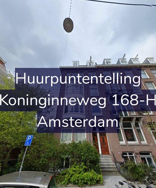 Foto gevel Huurpuntentelling voor Koninginneweg 168-H, Amsterdam
