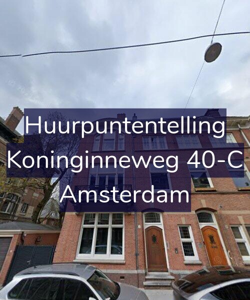 Foto gevel Huurpuntentelling voor Koninginneweg 40-C, Amsterdam