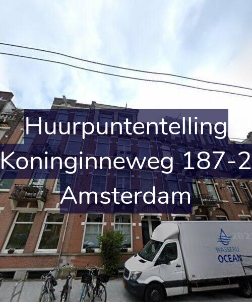 Foto gevel Huurpuntentelling voor Koninginneweg 187-2, Amsterdam
