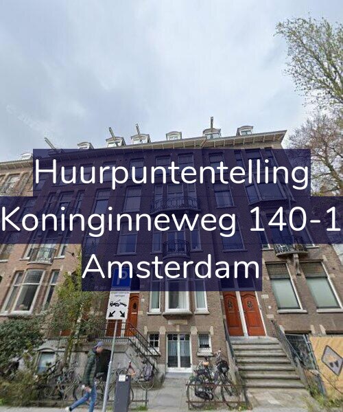 Foto gevel Huurpuntentelling voor Koninginneweg 140-1, Amsterdam