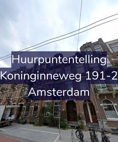 Foto gevel Huurpuntentelling voor Koninginneweg 191-2, Amsterdam
