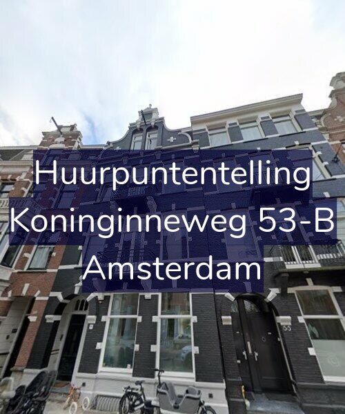 Foto gevel Huurpuntentelling voor Koninginneweg 53-B, Amsterdam