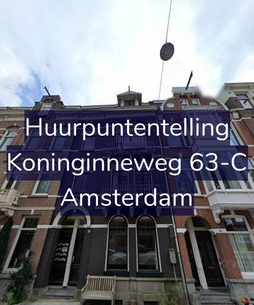 Foto gevel Huurpuntentelling voor Koninginneweg 63-C, Amsterdam