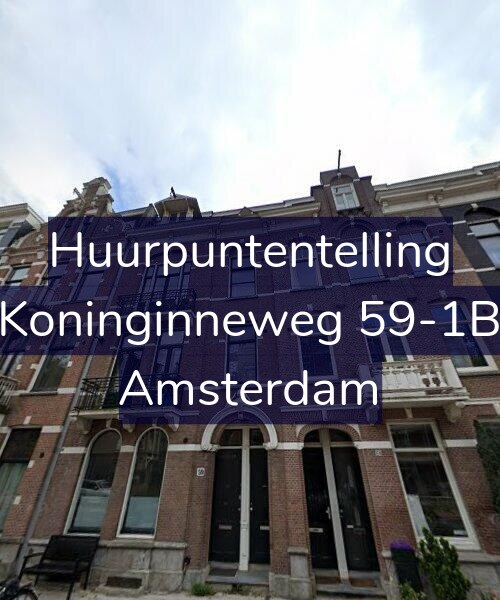 Foto gevel Huurpuntentelling voor Koninginneweg 59-1B, Amsterdam