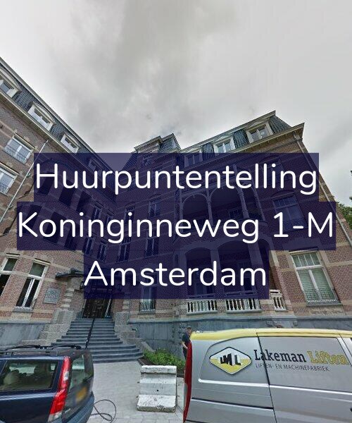 Foto gevel Huurpuntentelling voor Koninginneweg 1-M, Amsterdam