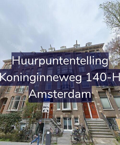 Foto gevel Huurpuntentelling voor Koninginneweg 140-H, Amsterdam
