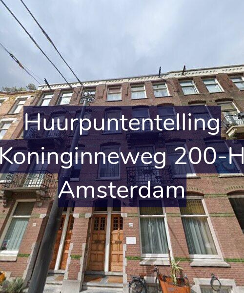 Foto gevel Huurpuntentelling voor Koninginneweg 200-H, Amsterdam