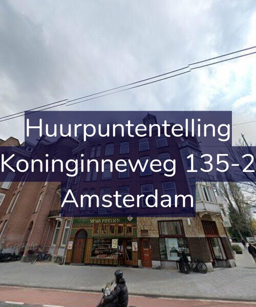 Foto gevel Huurpuntentelling voor Koninginneweg 135-2, Amsterdam