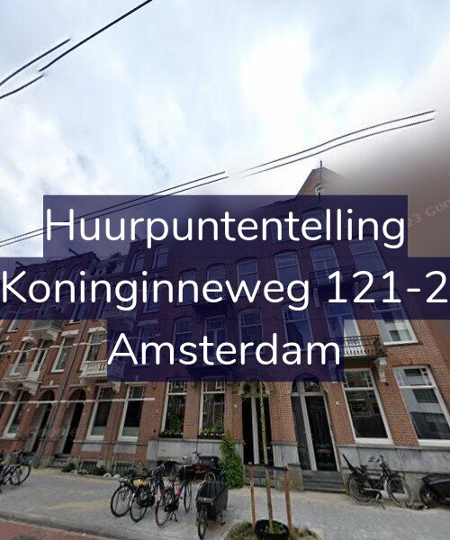 Foto gevel Huurpuntentelling voor Koninginneweg 121-2, Amsterdam