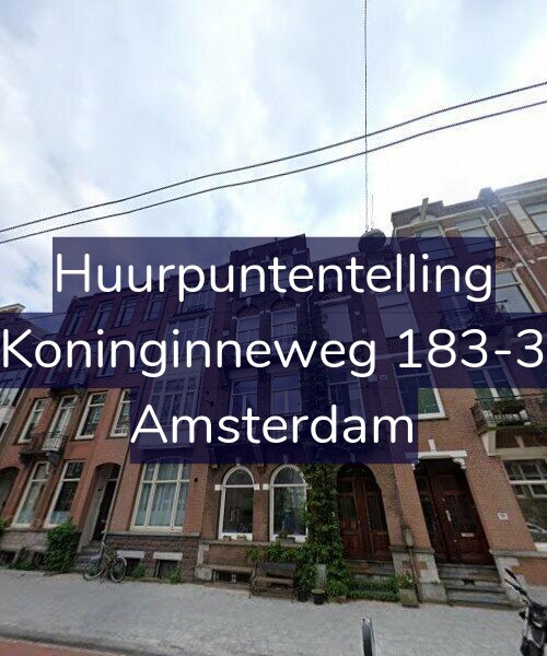 Foto gevel Huurpuntentelling voor Koninginneweg 183-3, Amsterdam