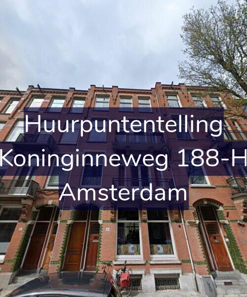 Foto gevel Huurpuntentelling voor Koninginneweg 188-H, Amsterdam