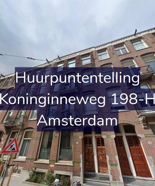 Foto gevel Huurpuntentelling voor Koninginneweg 198-H, Amsterdam