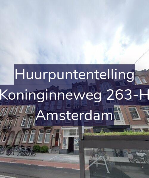 Foto gevel Huurpuntentelling voor Koninginneweg 263-H, Amsterdam