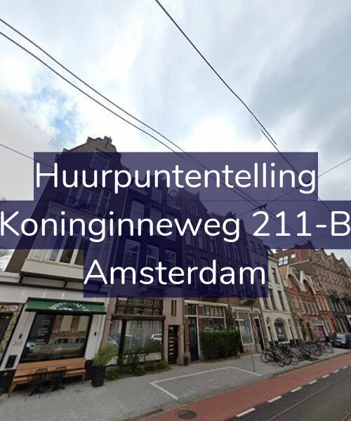 Foto gevel Huurpuntentelling voor Koninginneweg 211-B, Amsterdam