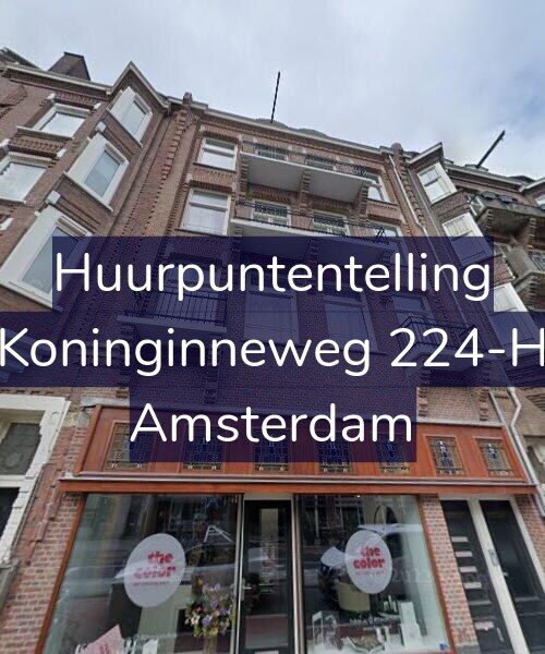 Foto gevel Huurpuntentelling voor Koninginneweg 224-H, Amsterdam