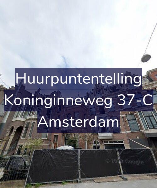 Foto gevel Huurpuntentelling voor Koninginneweg 37-C, Amsterdam