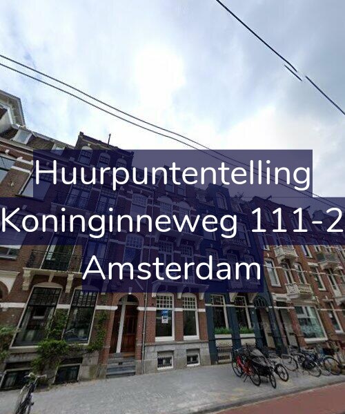Foto gevel Huurpuntentelling voor Koninginneweg 111-2, Amsterdam