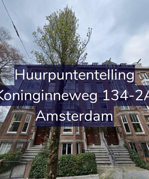 Foto gevel Huurpuntentelling voor Koninginneweg 134-2A, Amsterdam
