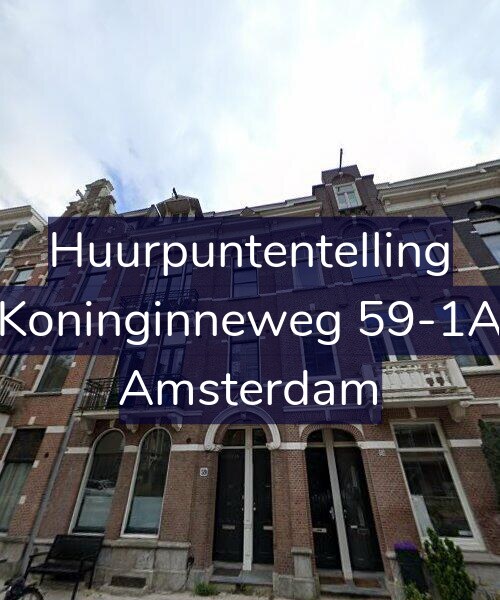 Foto gevel Huurpuntentelling voor Koninginneweg 59-1A, Amsterdam