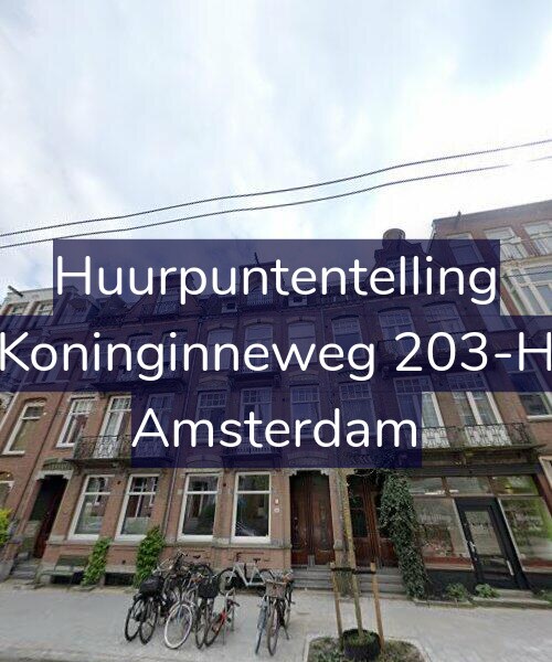 Foto gevel Huurpuntentelling voor Koninginneweg 203-H, Amsterdam