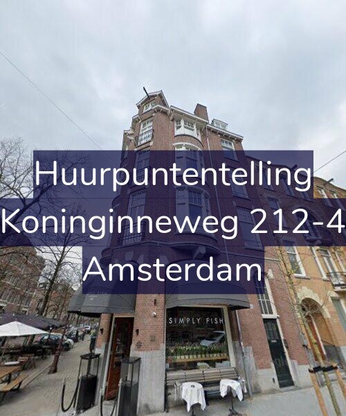 Foto gevel Huurpuntentelling voor Koninginneweg 212-4, Amsterdam